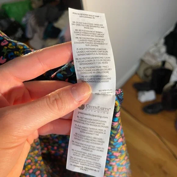 BODEN Elena Silk-blend Midi Slip Dress In Blue Size 14 - Picture 15 of 15